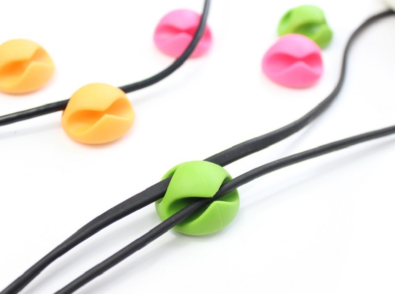 Clip-redondo-de-Cable-de-tel-f