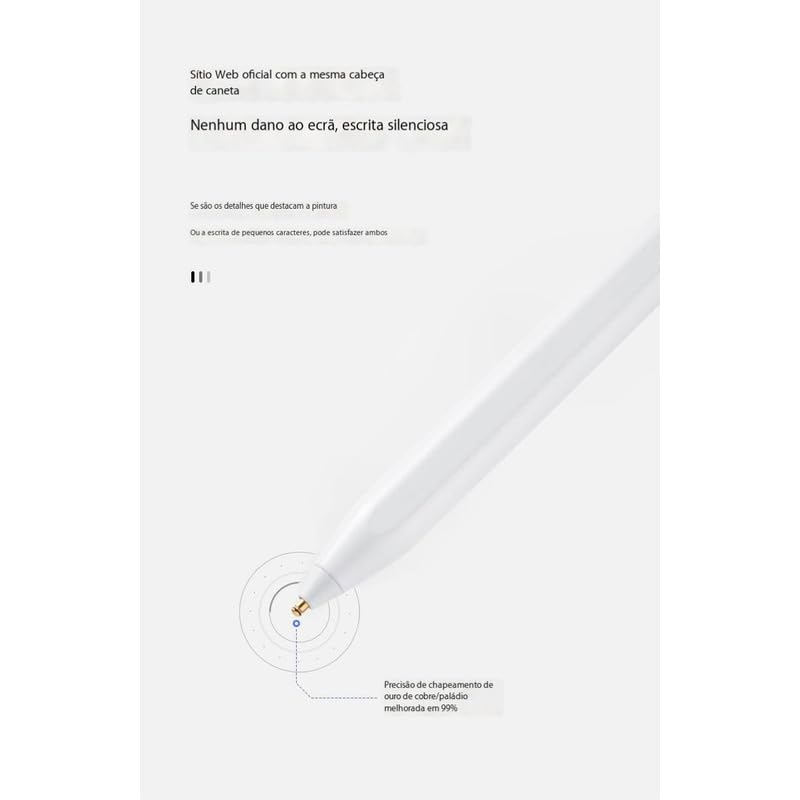 Caneta Stylus Magnética De Cor Gradiente Para Apple/Android - Imagem 6