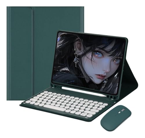 Capa+teclado De Teclas Redondas+mouse Para Air4/air5 10,9 (Azul) - Imagem 28