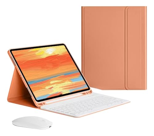 Teclado Para Samsung Tab S7 Plus/S7 fe/S8 Plus-12.4in.com Capas+Mouse (Preto, Teclado retroiluminado) - Imagem 39