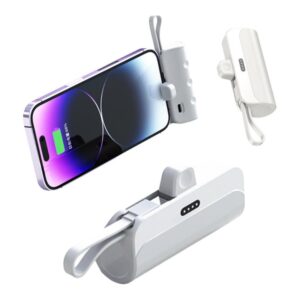 Power Bank Bolso,5000mah 10w Com 2 Portas Tipo C