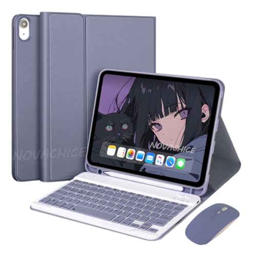 Capa Para Samsung Tab S8 Ultra 14.6 &bluetooth Teclado e Mouse (Preto, Teclado retroiluminado) - Imagem 40