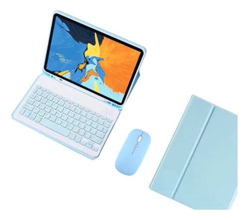 Teclado Para Samsung Tab S7 Plus/S7 fe/S8 Plus-12.4in.com Capas+Mouse (Preto, Teclado retroiluminado) - Imagem 38