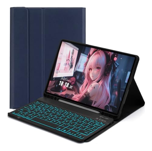 Capa E Teclado Bluetooth Para iPad 6/5ª Geração e Air/Air2-9.7 Pol - Imagem 20