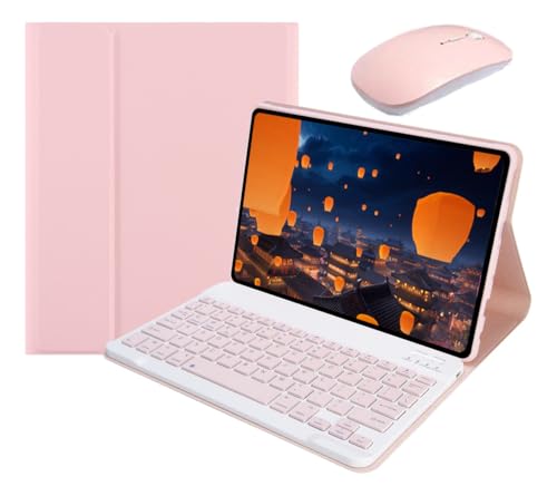 Bluetooth Teclado Para iPad Pro12.9 2018/2020 Com Capa+mouse (cinza lavanda) - Imagem 13