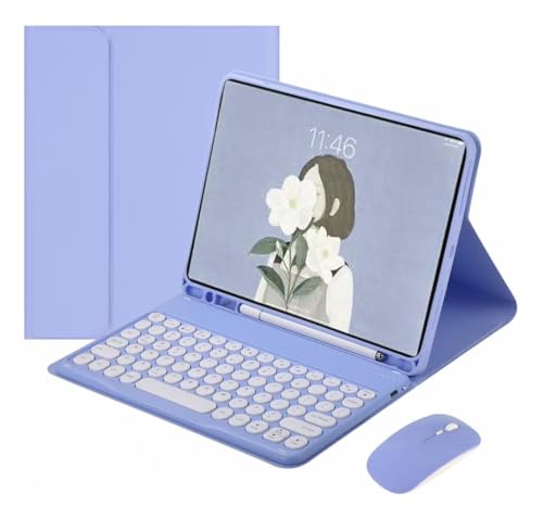 Capa Para Tablet, Capa + Mouse e Teclado Magnético Bluetooth Destacável Para Samsung S6 Lite(10.4 In). - Imagem 25