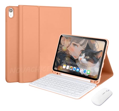 Capa Tablet Com Magnética e Removível Teclado e Mouse Bluetooth, Capa Para Para iPad Pro 2022/2021 12,9 Pol (Preto) - Imagem 21