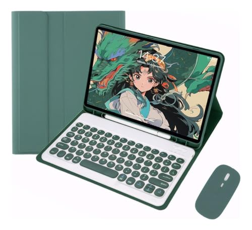 Capa Para Tablet, Capa + Mouse e Teclado Magnético Bluetooth Destacável Para IPad 6/5/air1/air2. - Imagem 29