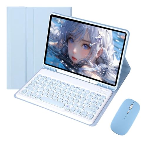 Capa Para Tablet, Capa + Mouse e Teclado Magnético Bluetooth Destacável Para IPad 9/8/7 10.2 Pol. - Imagem 15