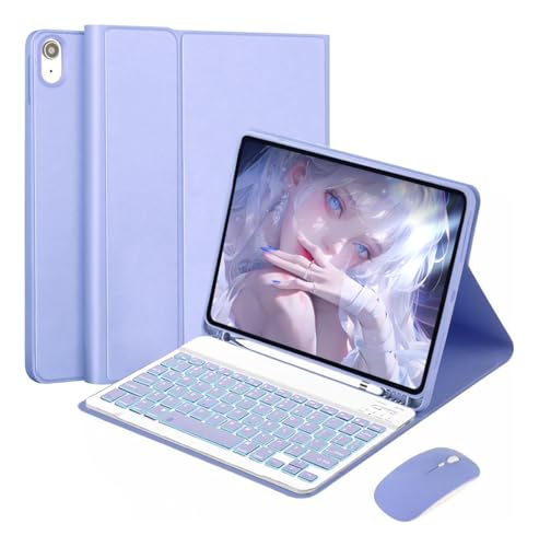 Capa Tablet com Teclado Removível e Mouse Para Samsung S6 Lite 10.4 Polegadas - Imagem 30