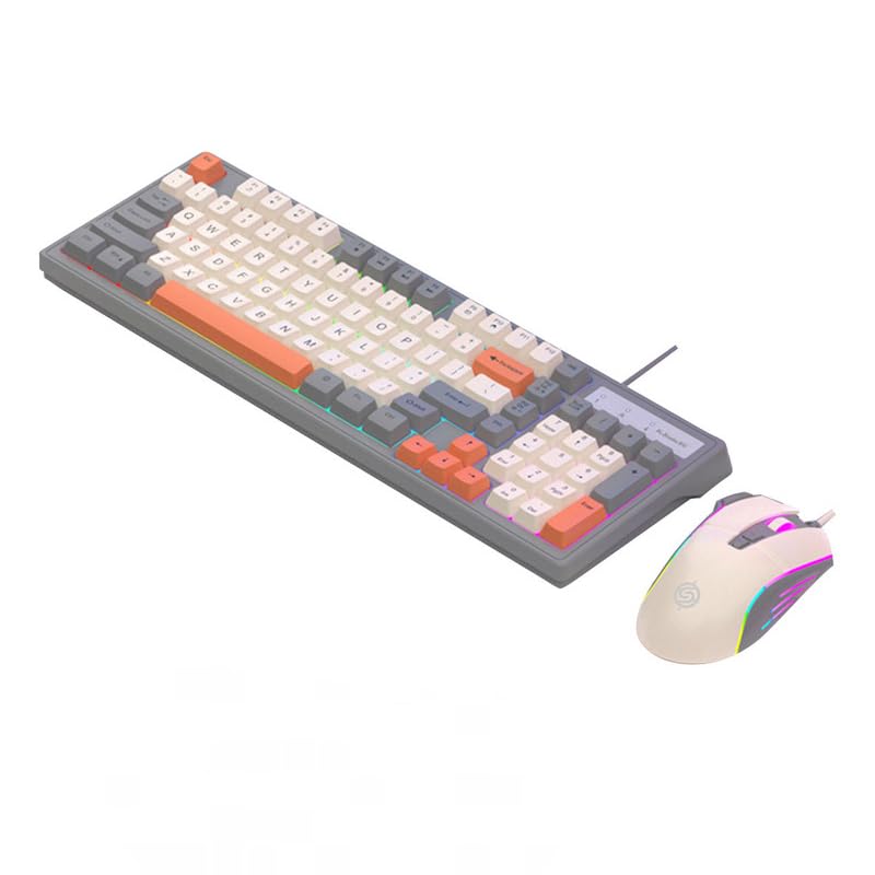 Teclado E Mouse Para Jogos Retroiluminados Coloridos Com Fio - Imagem 12