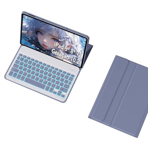 Capa De Teclado Sem Fio Bluetooth Para Samsung Tab S7/s8 - Imagem 40