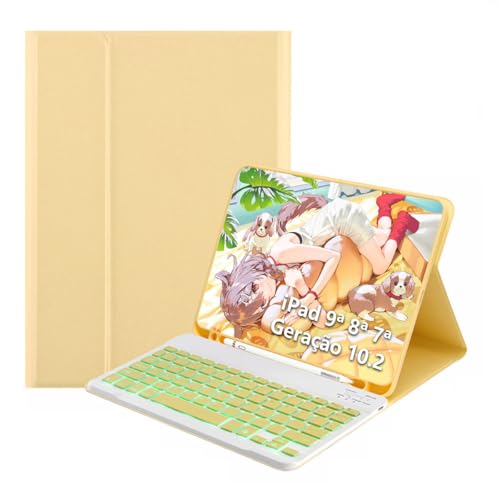 Capa De Teclado Sem Fio Bluetooth Para Samsung Tab S7/s8 - Imagem 47