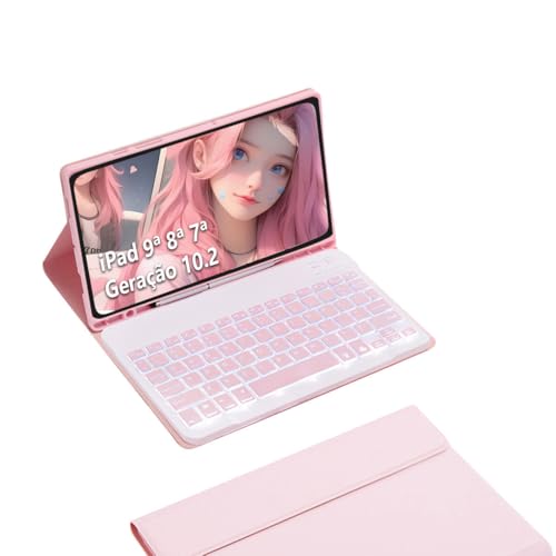 Capa De Teclado Sem Fio Bluetooth Para Samsung Tab S7/s8 - Imagem 45