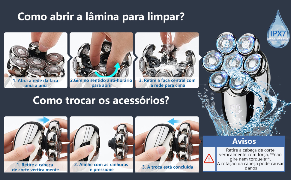 barbeador eletrico masculino