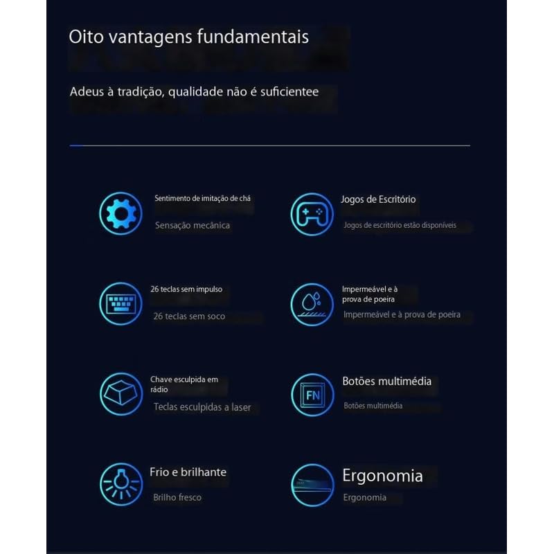 Kit Gamer Teclado Mecânico Com Fio + Mouse Para Jogos +fones De Ouvido - Imagem 4