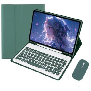 Capa Para Tablet, Capa + Mouse e Teclado Magnético Bluetooth Destacável Para Samsung Tab A8(10.5in).