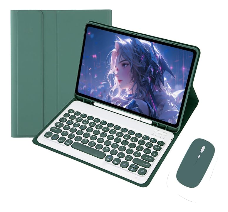 Capa Para Tablet, Capa + Mouse e Teclado Magnético Bluetooth Destacável Para Samsung Tab A8(10.5in).