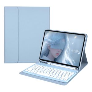 Funda Com Teclado Bluetooth Redondo Para Samsung Galaxy Tab A7 10.4 Polegadas T500/T505/T507