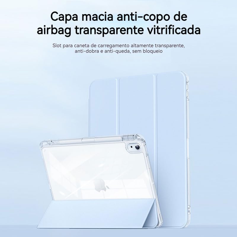 Air Bag Anti-queda Capa Transparente Para iPad pro 11(2022/2021/2020/2018) - Imagem 4