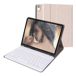 Capa Com Teclado Bluetooth Para Galaxy Tablet S6 Lite 10.4