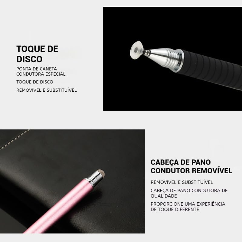 Canetas Ponta Dupla Para Celular E Tablet Universal Genérica - Imagem 4