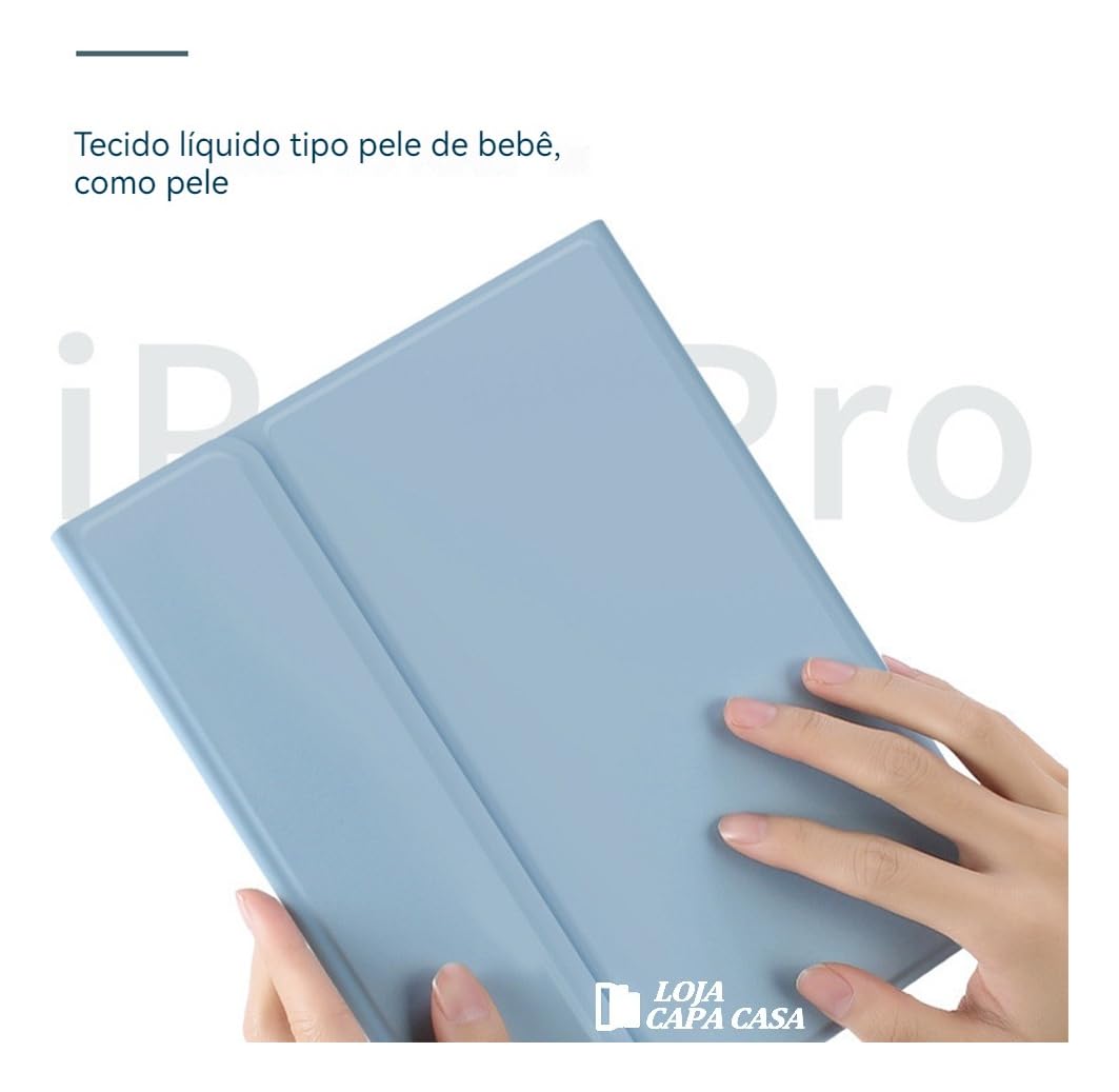 Capa Para Samsung Tab S8 Ultra 14.6 &bluetooth Teclado e Mouse (Preto, Teclado retroiluminado) - Imagem 18