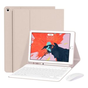 Kit Capa para Samsung Tab A7 Lite 8,7": Capa para Tablet + Teclado Removível + Mouse