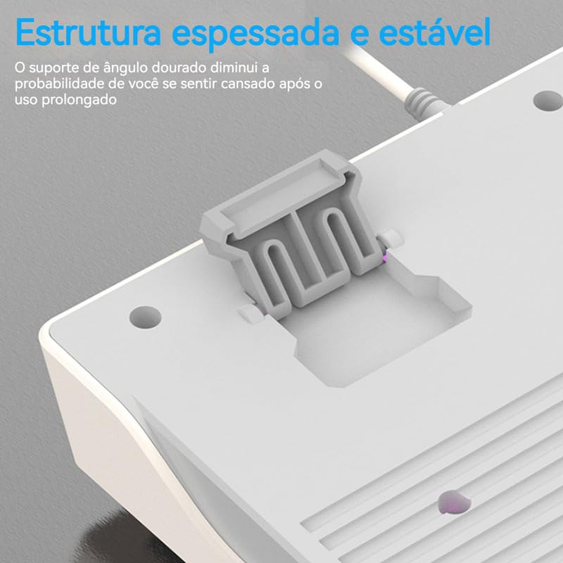 Teclado E Mouse Para Jogos Retroiluminados Coloridos Com Fio - Imagem 6