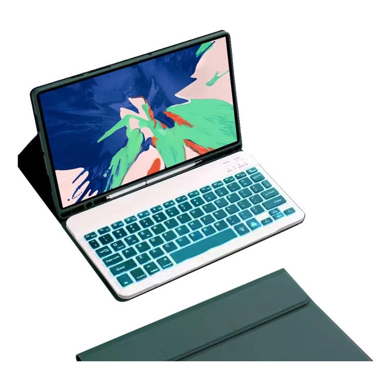 Adequado para iPad Air / Air2 9,7 polegadas tablet capa protetora com teclado, ultra-fino e anti queda (Cinzento Lavanda, Modelo normal) - Imagem 35