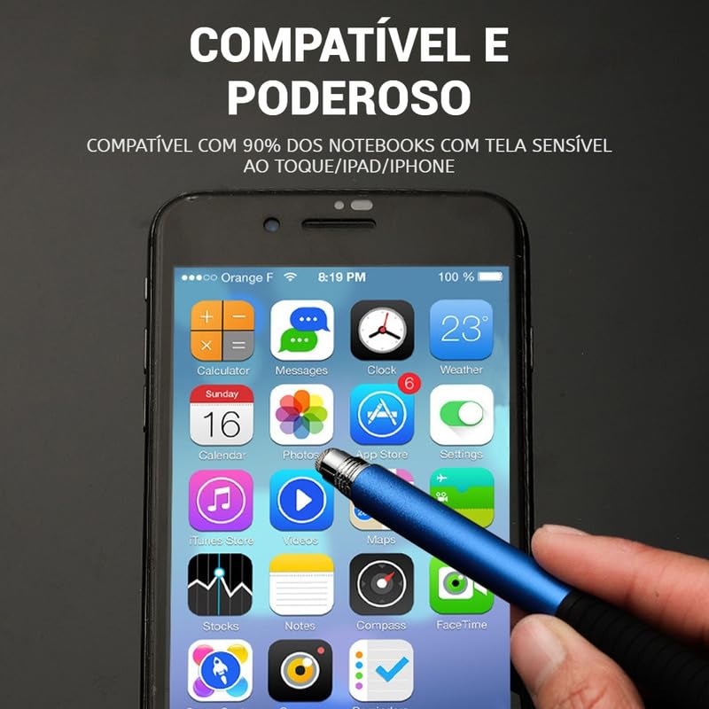 Canetas Ponta Dupla Para Celular E Tablet Universal Genérica - Imagem 9