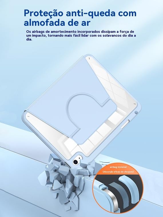 Capa Rotativa Removível Magnética Para iPad 10 Geração - Imagem 8