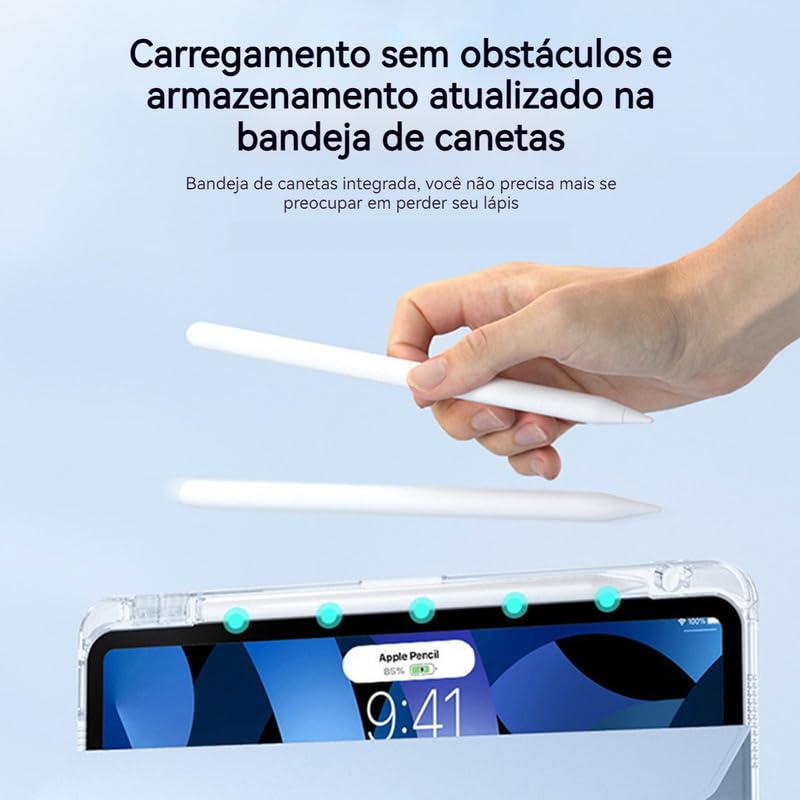 Air Bag Anti-queda Capa Transparente Para iPad pro 11(2022/2021/2020/2018) - Imagem 9