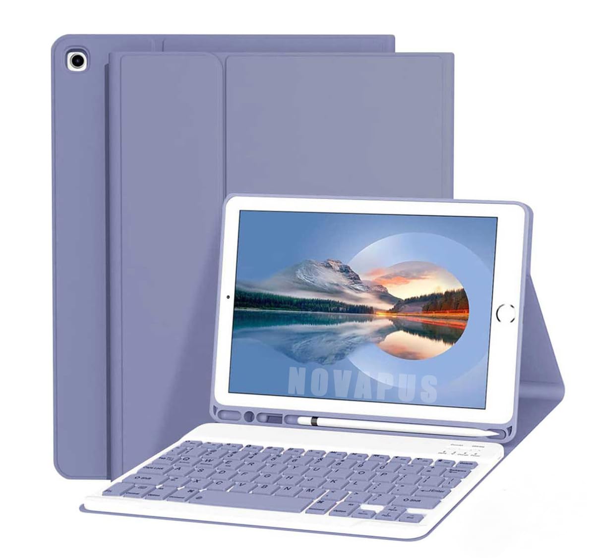 Capa De Teclado Sem Fio Bluetooth Para Samsung Tab S7/s8 - Imagem 12