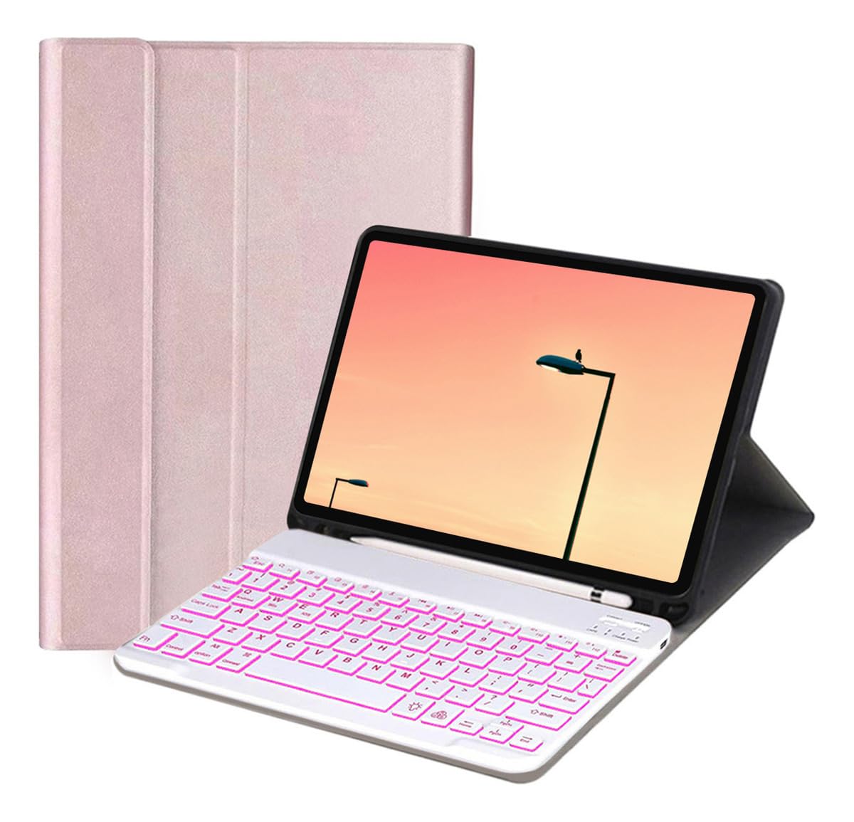 Capa E Teclado Bluetooth Para iPad 6/5ª Geração e Air/Air2-9.7 Pol - Imagem 13