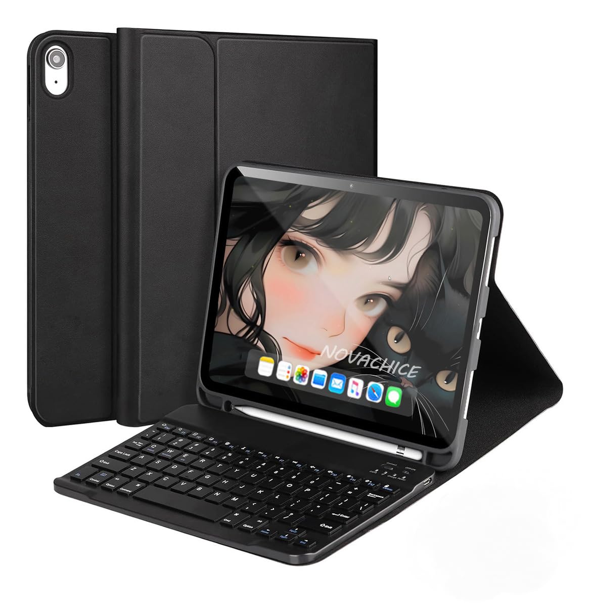 Capa De Teclado Sem Fio Bluetooth Para Samsung Tab S7/s8 - Imagem 16