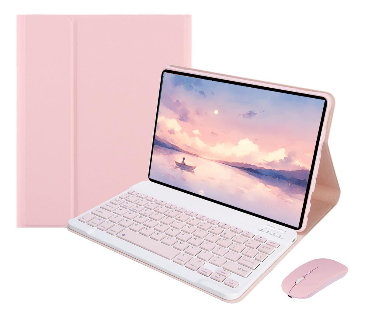 Capa Para Samsung Tab S8 Ultra 14.6 &bluetooth Teclado e Mouse (Preto, Teclado retroiluminado) - Imagem 26