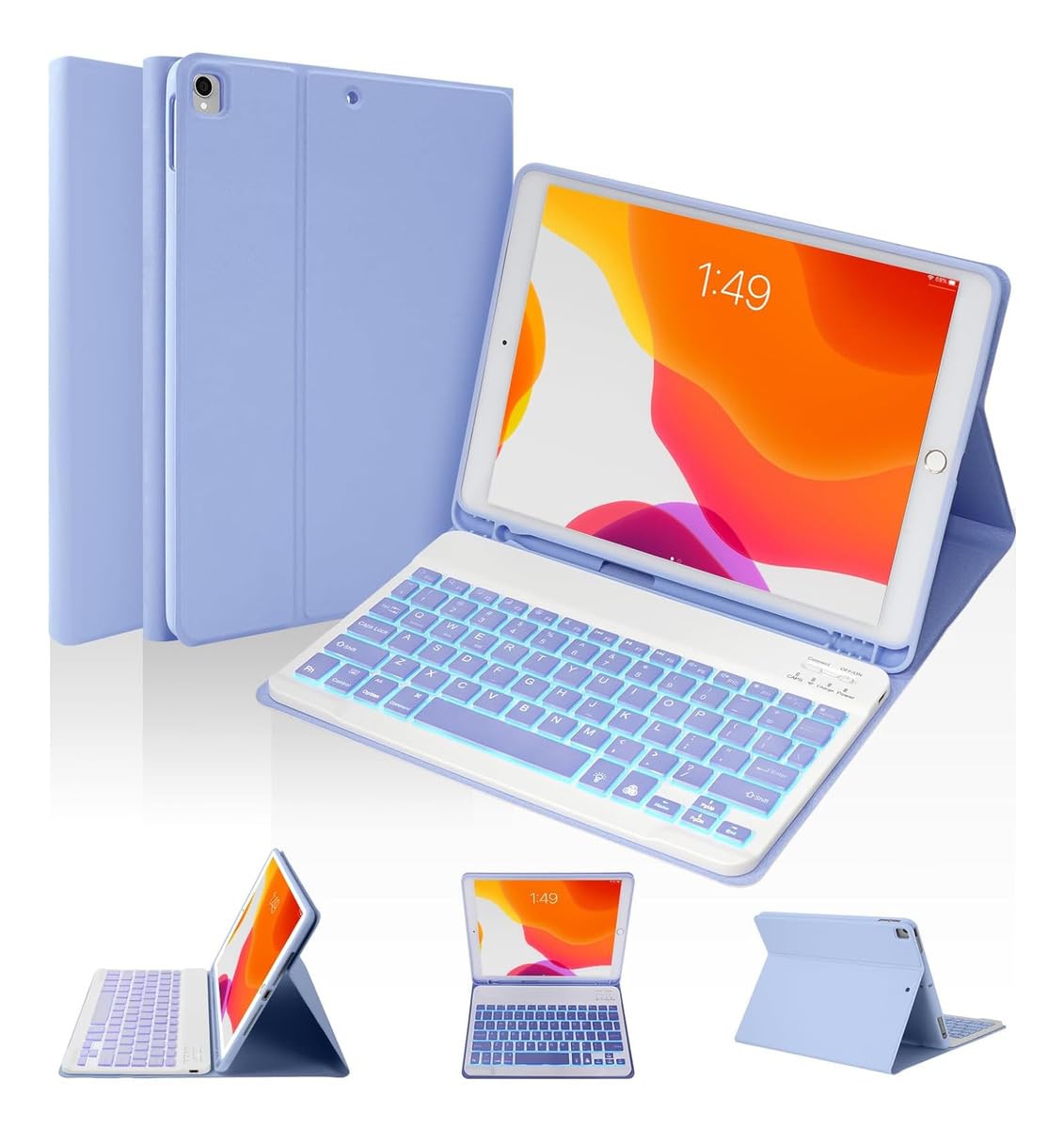 Capa Protetora Anti-queda com Teclado para IPad 10ª Geração/iPad 11ª geração - Imagem 4