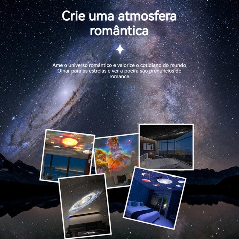 Luminária Mesa Projetor De Atmosfera Led Galaxy - Imagem 9