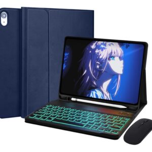 Kit Capa para iPad Air/Air2 /iPad 5ª / 6ª Geração : Case para Tablet + Teclado + Mouse