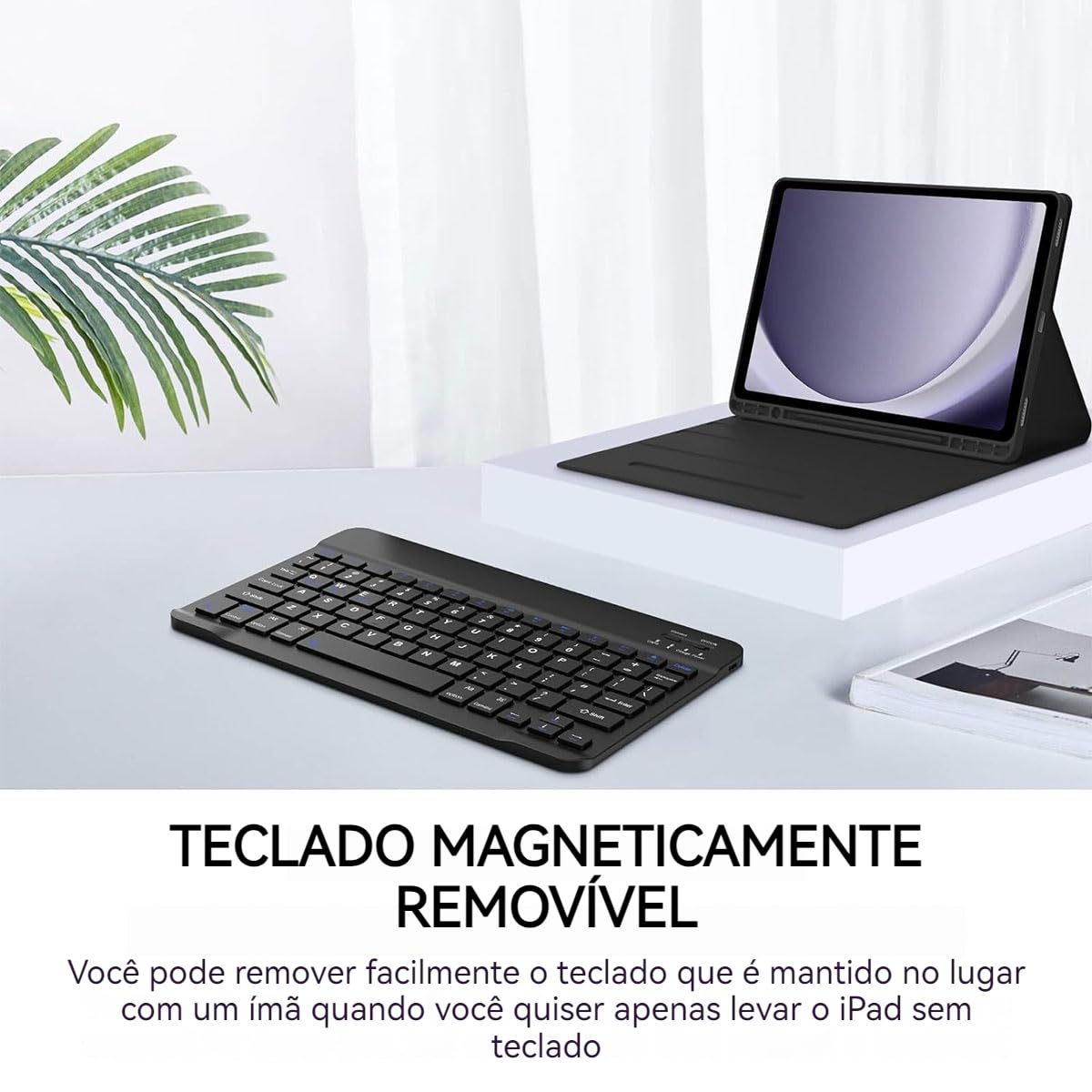 Teclado Touch Screen +Capa Para Tab Samsung A8 10.5 - Imagem 3