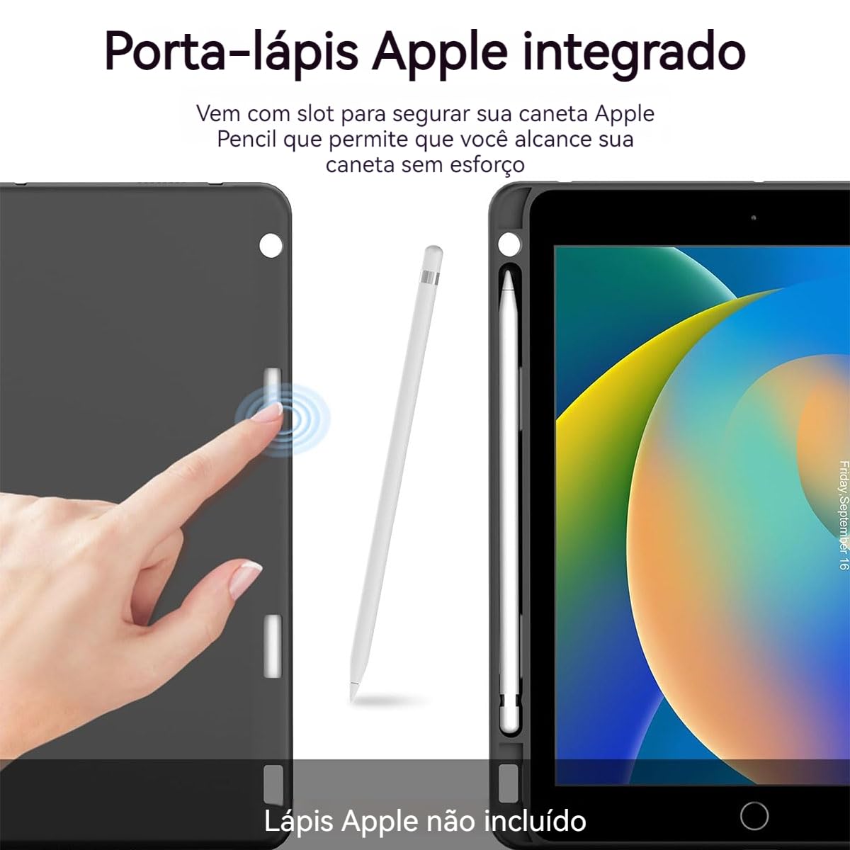 Teclado Touch Screen +Capa Para Tab Samsung A8 10.5 - Imagem 18