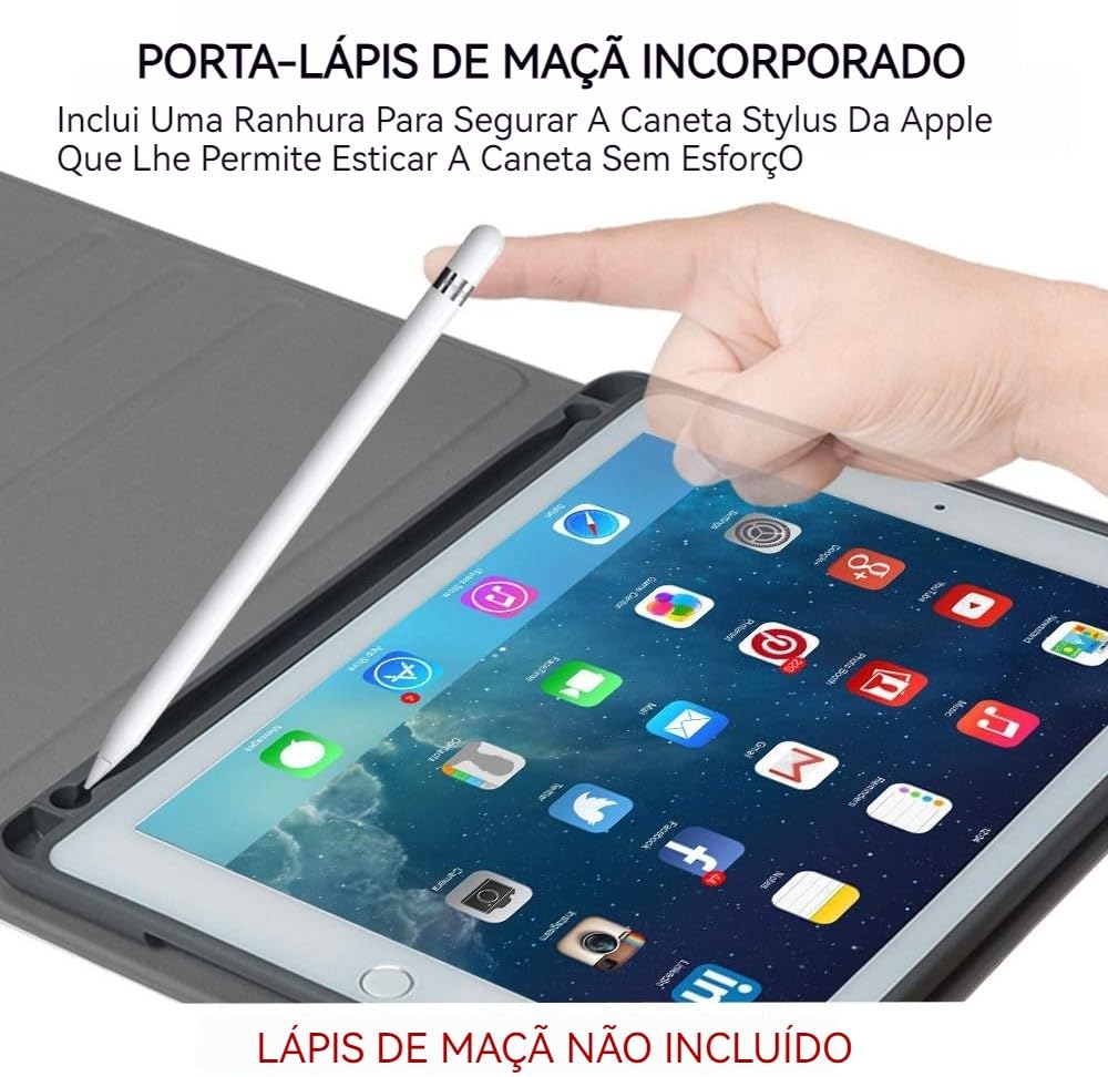 Capa De Teclado Sem Fio Bluetooth Para Samsung Tab S7/s8 - Imagem 35