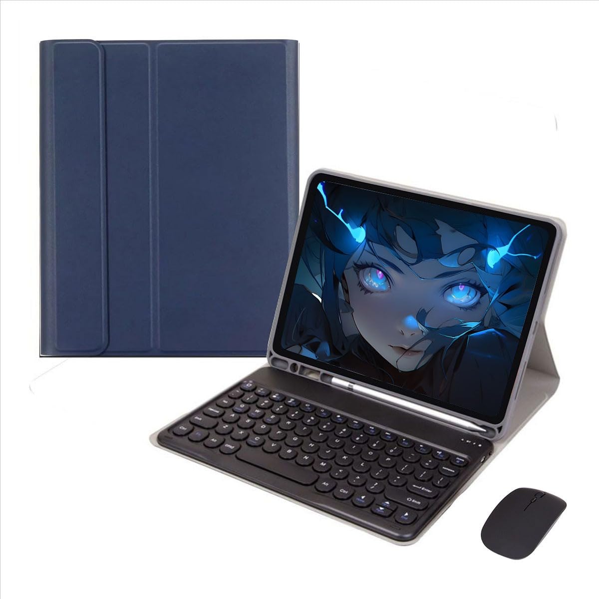 Capa Para Tablet, Capa + Mouse e Teclado Magnético Bluetooth Destacável Para Samsung S6 Lite(10.4 In). - Imagem 9