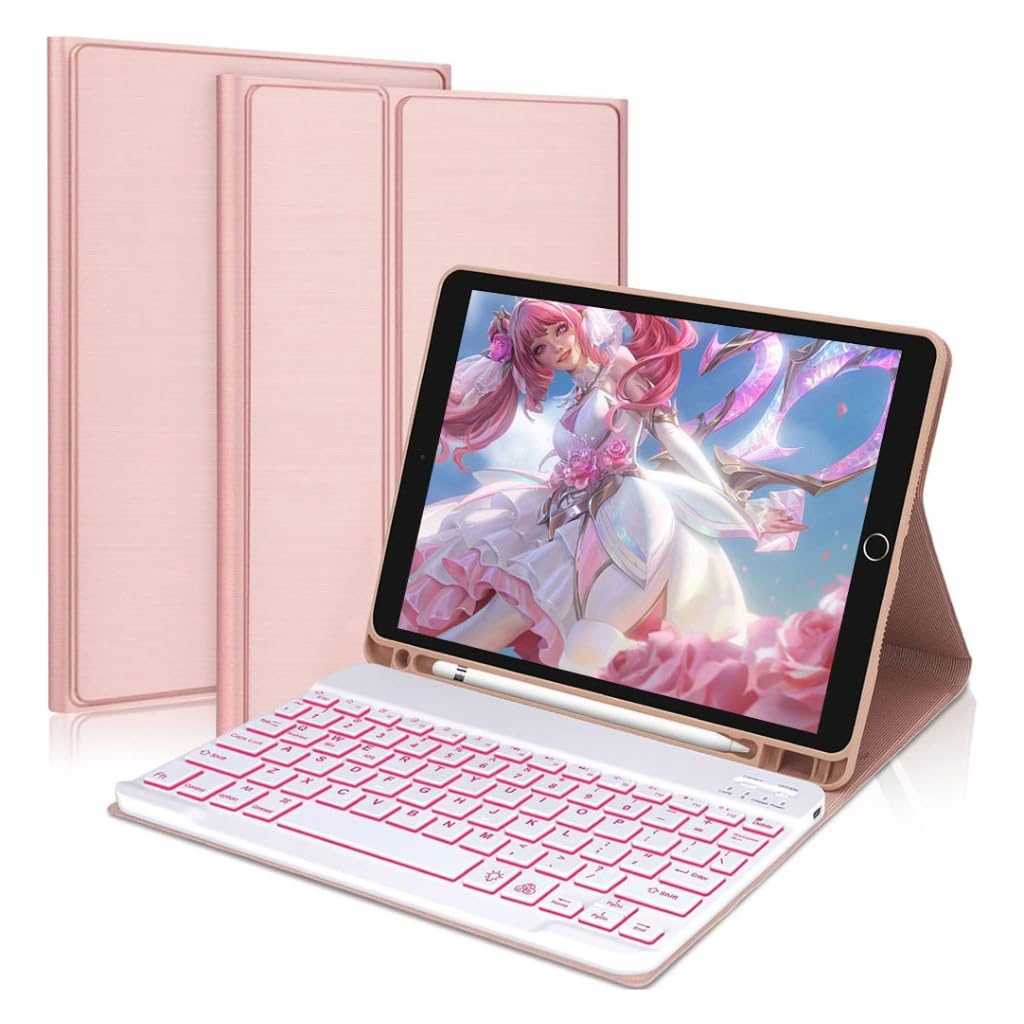 Capa Protetora Anti-queda com Teclado para IPad 10ª Geração/iPad 11ª geração