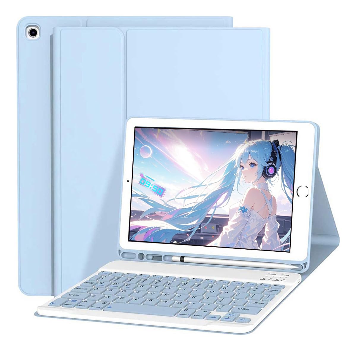 Teclado Touch Screen +Capa Para Tab Samsung A8 10.5 - Imagem 10