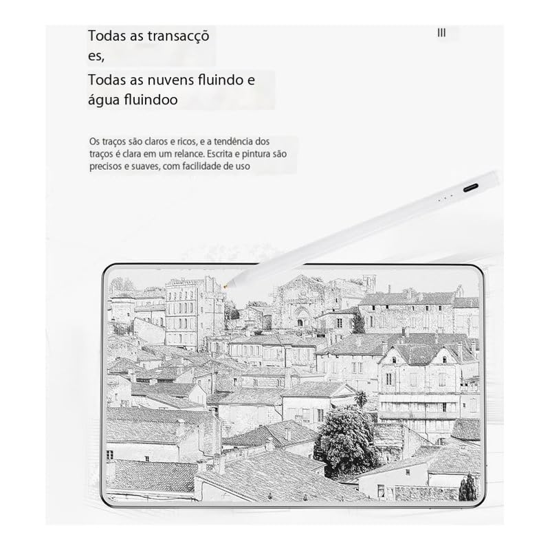 Caneta Stylus Magnética De Cor Gradiente Para Apple/Android - Imagem 7