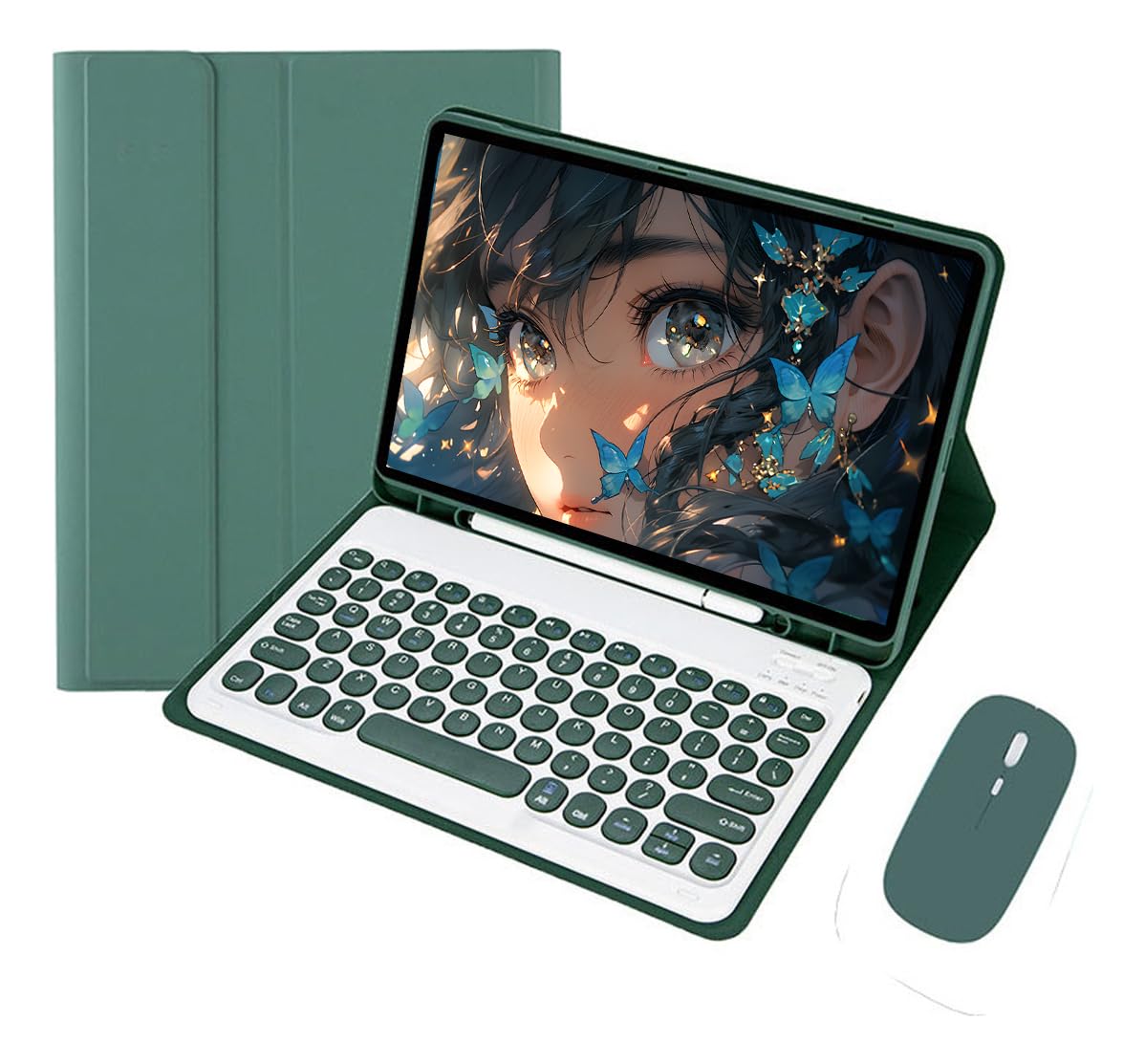 Capa Para Tablet, Capa + Mouse e Teclado Magnético Bluetooth Destacável Para IPad 9/8/7 10.2 Pol. - Imagem 14