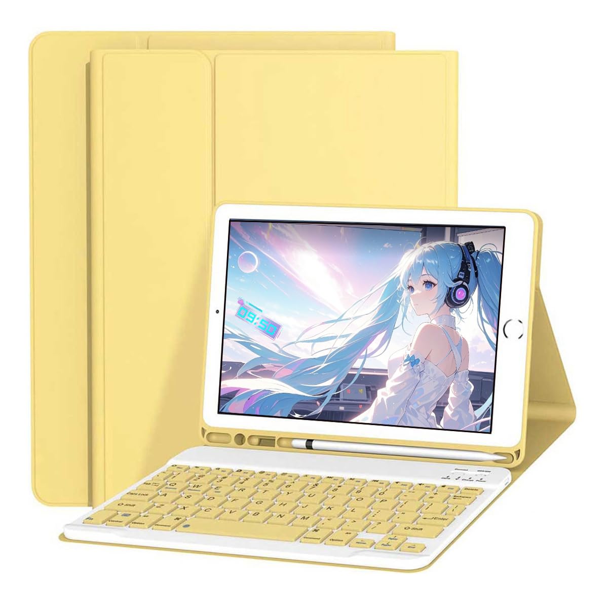 Teclado Touch Screen +Capa Para Tab Samsung A8 10.5 - Imagem 12