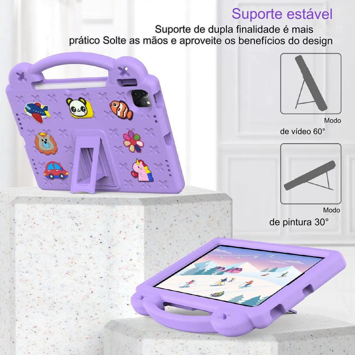 Capa Para Samsung Tab A 8.0 Infantil Anti-queda Adequada - Imagem 8